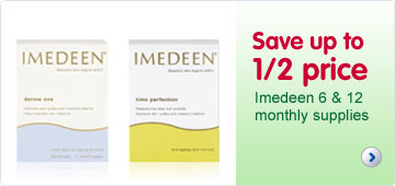 Save up to 1/2 price Imedeen 6 & 12 monthly supplies
